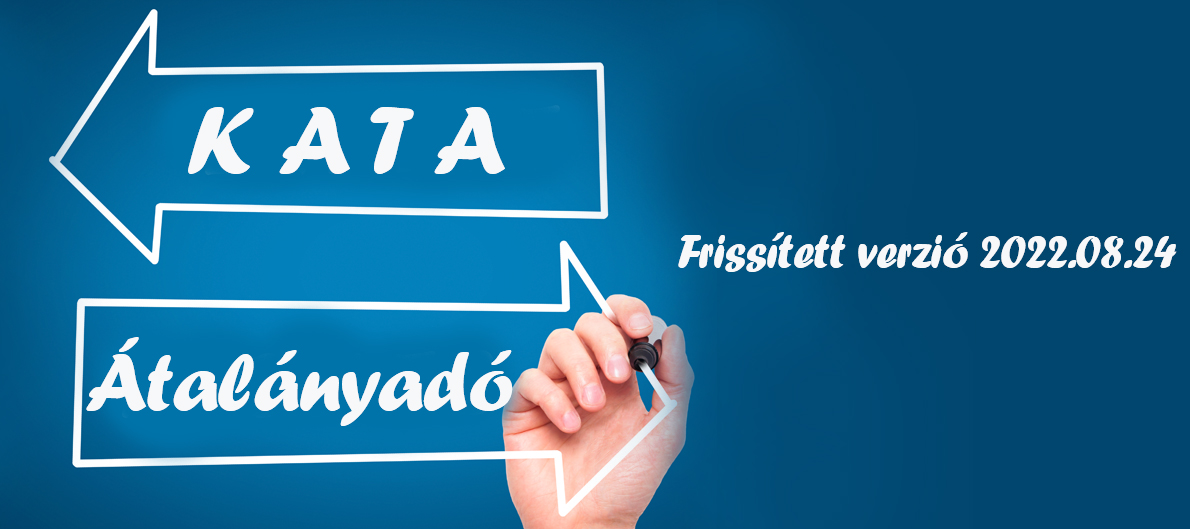 Átalányadó vagy Új KATA választása a megújult 101E adatlapon